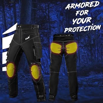 Amazon.com: HWK Motorcycle Pants Mens with Armor, Water-Resistant